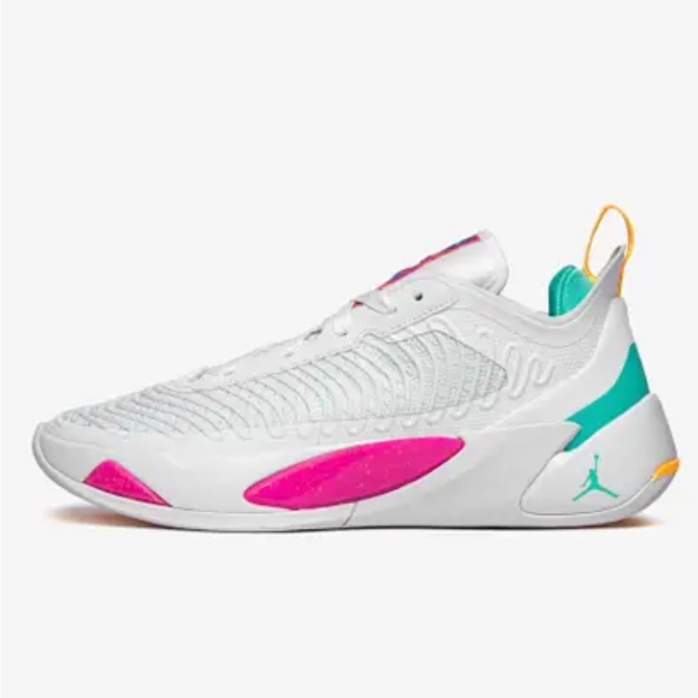 Nike Air Jordan Luka 1  South Beach SZ 9 WM 8 White Athletic Sneakers